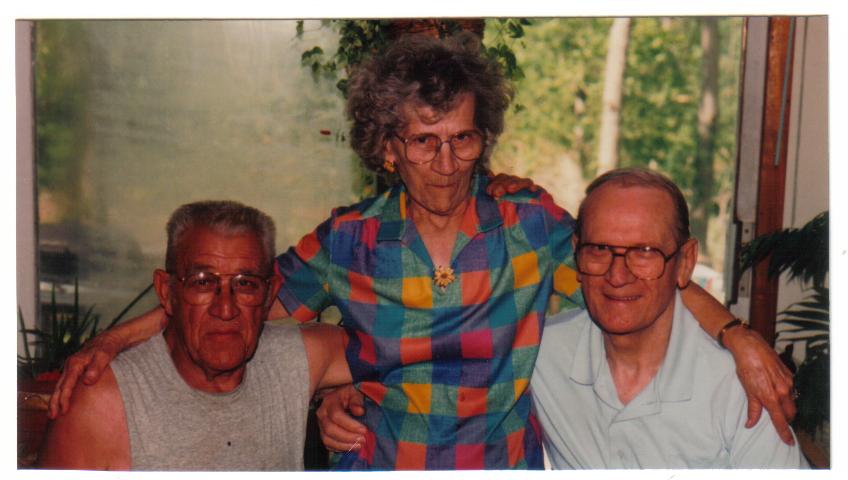 AJ with his sister Deloris and brother Keith